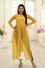 ✨ Royal Vibes in Every Fold – Fox Georgette Kurti