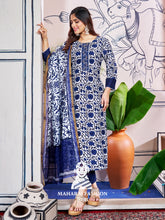 Maharaj Fashion Hub Women's Elegant Kurti Pant Dupatta Set