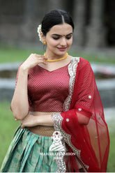πΌ Onam Special Elegance β Traditional-Inspired Lehenga Choli Collections with a Festive Flair for the Modern Woman π«