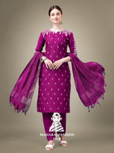 Maharaj Fashion Hub Women's Elegant Kurti Pant Dupatta Set