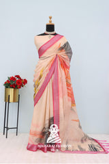 Elegant Threads: Discover the Silver Bloom Saree Line