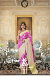 Pure Kanjivaram Silk Saree with Heritage Zari Craft