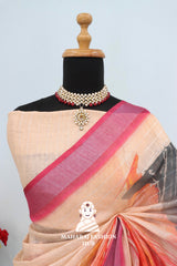 Elegant Threads: Discover the Silver Bloom Saree Line