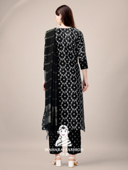 Maharaj Fashion Hub Women's Elegant Kurti Pant Dupatta Set