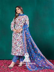 Maharaj Fashion Hub Women's Elegant Kurti Pant Dupatta Set