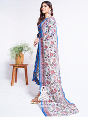 Maharaj Fashion Hub Women's Elegant Kurti Pant Dupatta Set