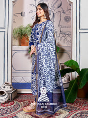 Maharaj Fashion Hub Women's Elegant Kurti Pant Dupatta Set