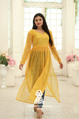 ✨ Royal Vibes in Every Fold – Fox Georgette Kurti