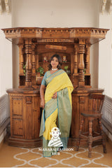 Royal Drape in Kanjivaram Silk with Artistic Zari Work