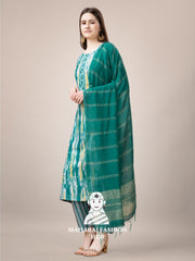 Maharaj Fashion Hub Women's Elegant Kurti Pant Dupatta Set
