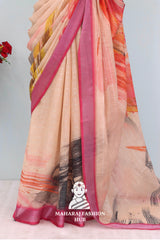 Elegant Threads: Discover the Silver Bloom Saree Line