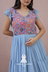 β¨ Flowy Georgette Magic in This Special Designer Gown