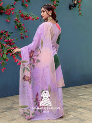 Maharaj Fashion Hub Women's Elegant Kurti Pant Dupatta Set