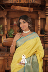 Royal Drape in Kanjivaram Silk with Artistic Zari Work