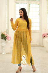 ✨ Royal Vibes in Every Fold – Fox Georgette Kurti