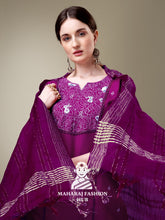 Maharaj Fashion Hub Women's Elegant Kurti Pant Dupatta Set