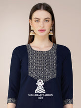 Maharaj Fashion Hub Women's Elegant Kurti Pant Dupatta Set