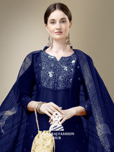 Maharaj Fashion Hub Women's Elegant Kurti Pant Dupatta Set