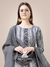 Maharaj Fashion Hub Women's Elegant Kurti Pant Dupatta Set