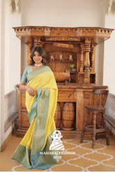 Heritage Kanjivaram Saree with Lustrous Zari Finish