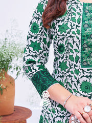 Maharaj Fashion Hub Women's Elegant Kurti Pant Dupatta Set