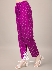 Maharaj Fashion Hub Women's Elegant Kurti Pant Dupatta Set