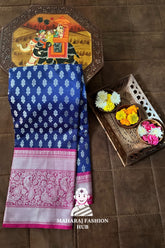 Classic Kanjivaram Silk Drape with Glorious Zari Finish