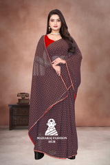 Summer Special Kota Doria Saree Brwon