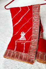 Summer Special Georgette Leheriya Gotapatti Saree