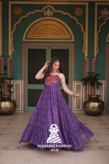 Bandhani Print Faux Georgette Ensemble with Cotton Lining