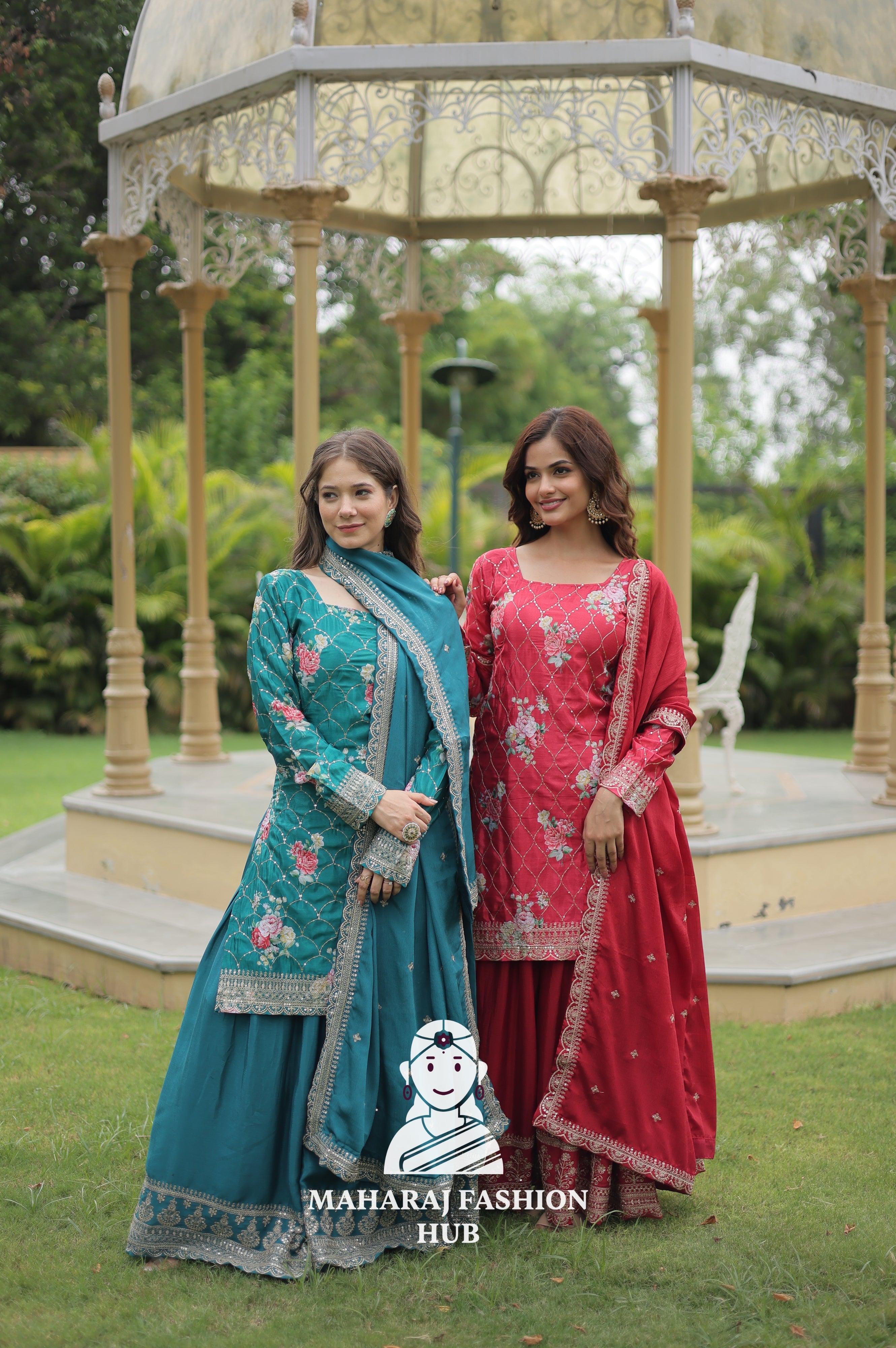 🌺 Embroidered Magic in Every Thread - Special Designer Gown