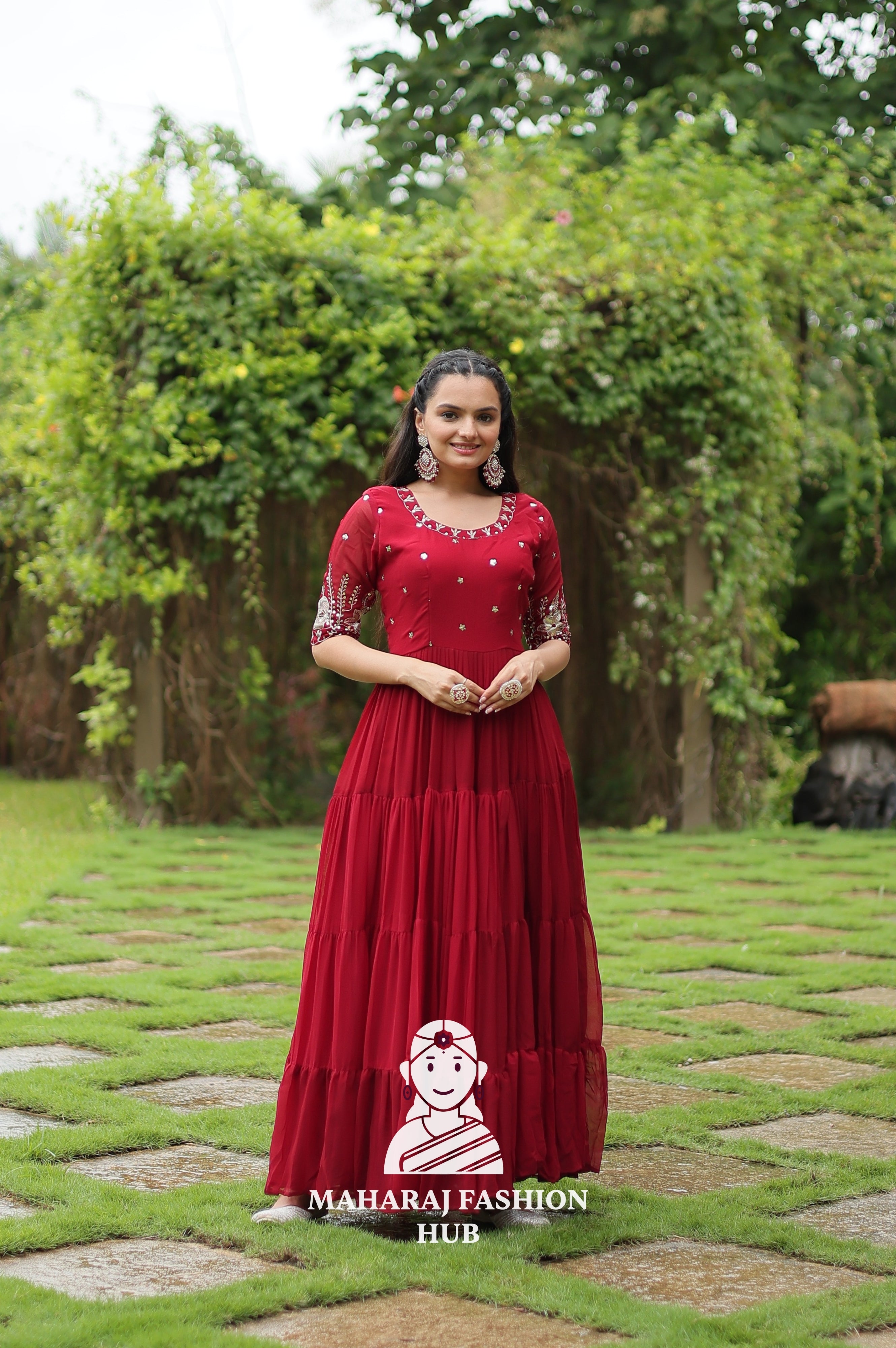 Embroidered Fabric Chic Statement Piece