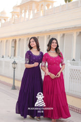 Premium Fabric Perfection Embroidery Zari Sequins-work
