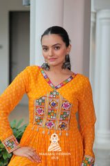 Colorful Bandhani & Kutchi Patchwork Navratri Choli Set 🎶🌺