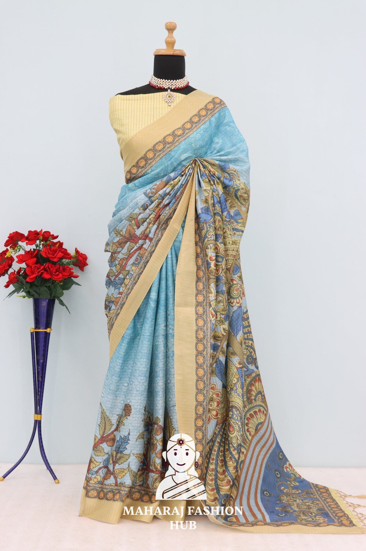 Golden Grace – Premium Mysore Silk Saree