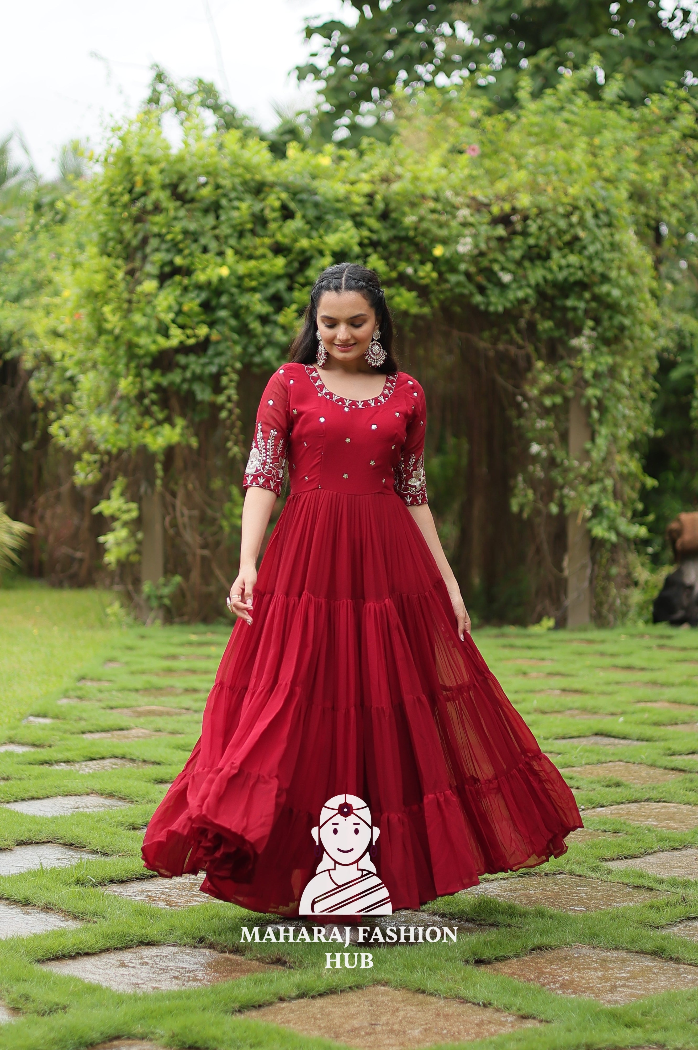 Embroidered Fabric Chic Statement Piece