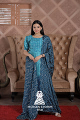 Maslin and Chinnon Kurti Plazo Set for Festive Wear