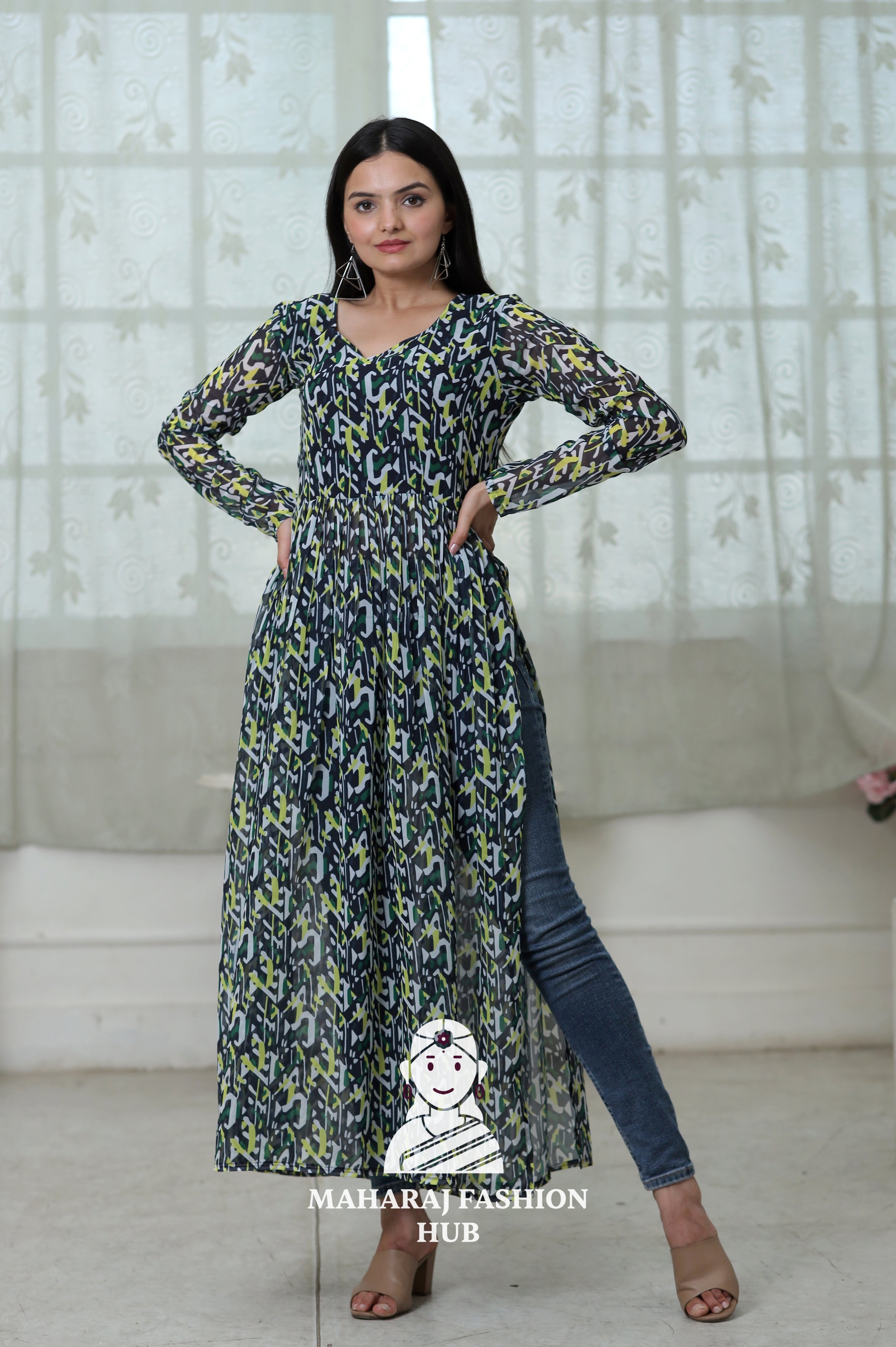 Casual to Festive Wear Kurti with Classic Touch