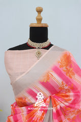 Soft as Bloom, Strong as Silver – Premium Linen Sarees