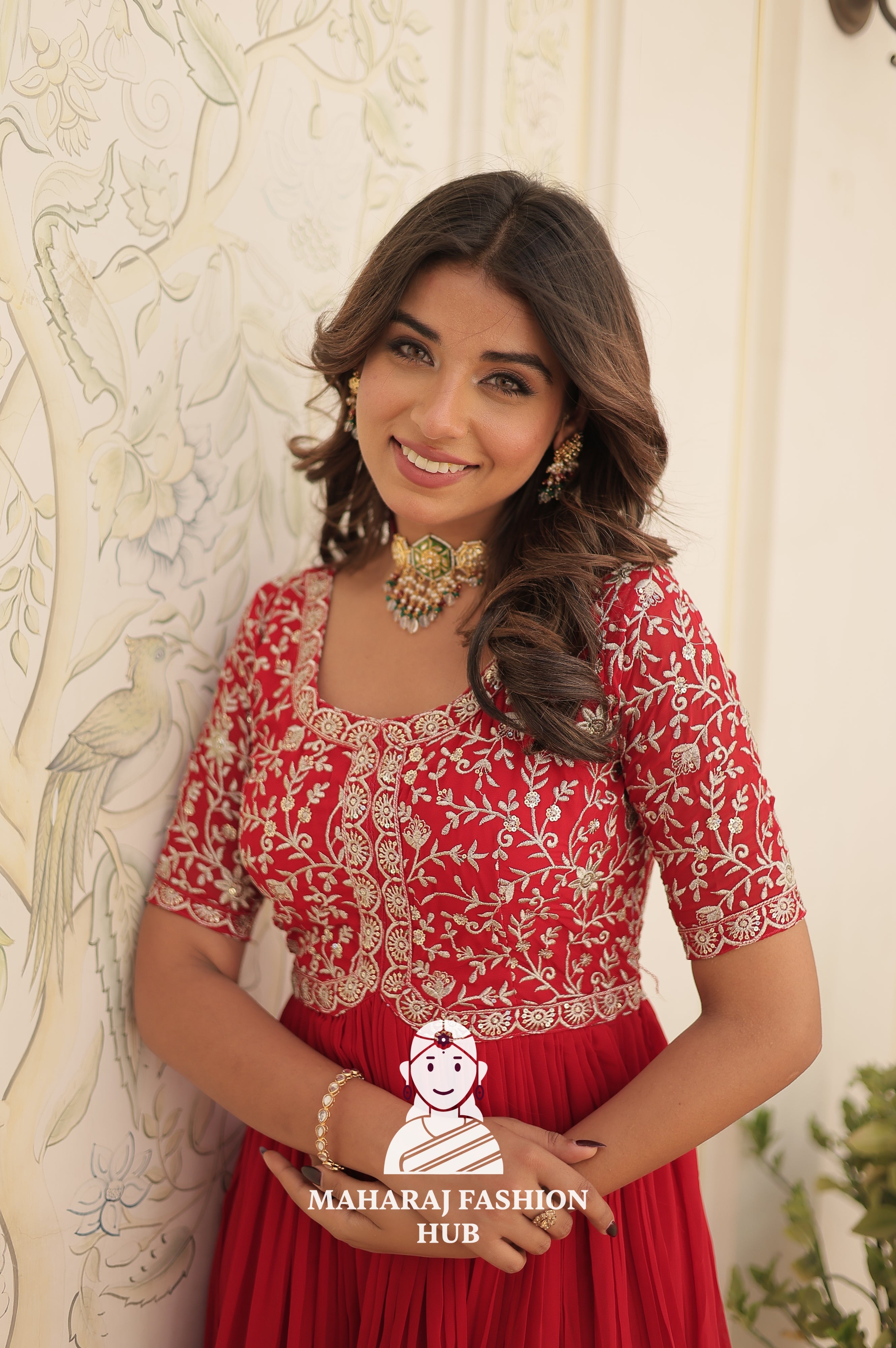 Graceful Fabric Ensemble with Timeless Aesthetic