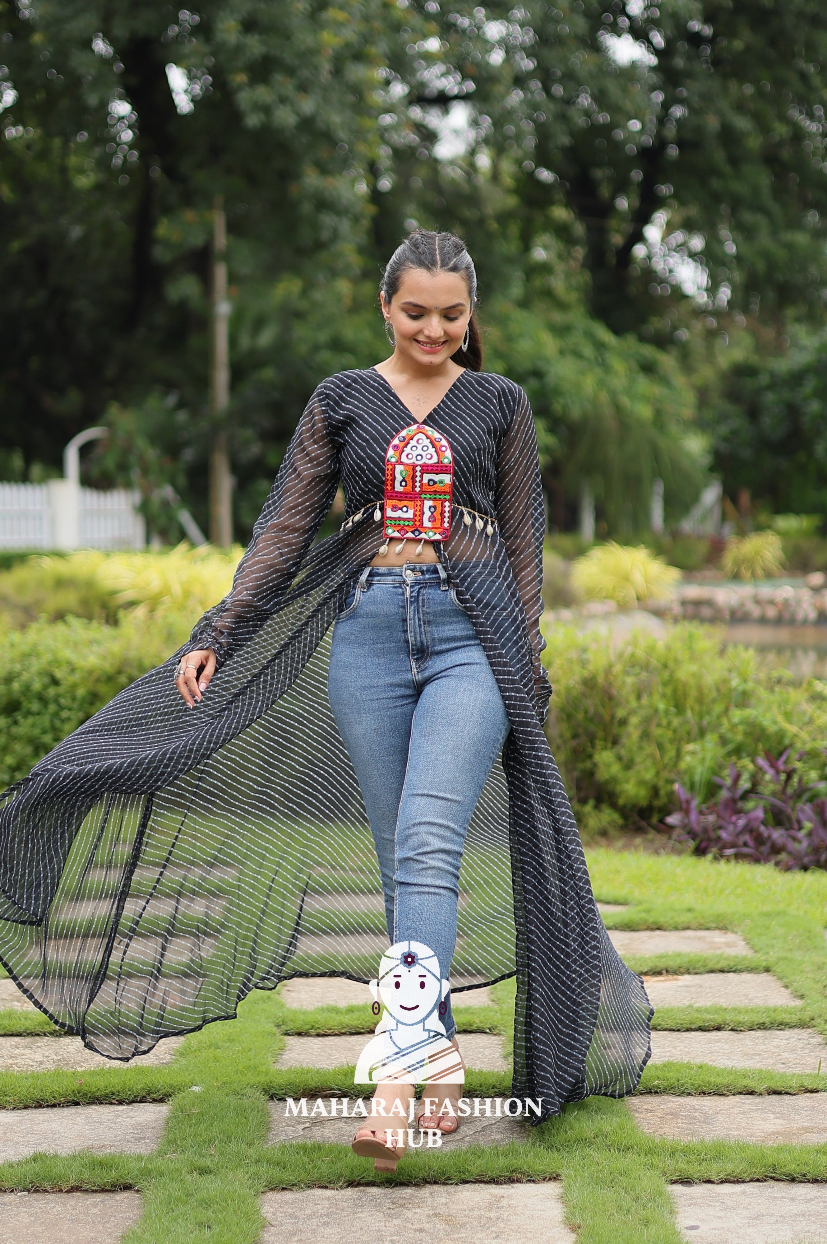 💃 Vibrance Draped in Tradition - Special Designer Gown