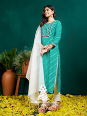 Maharaj Fashion Hub Anarkali Gown Set – Elegant Flared Gown with Bottom and Dupatta for Women’s Festive & Wedding Wear