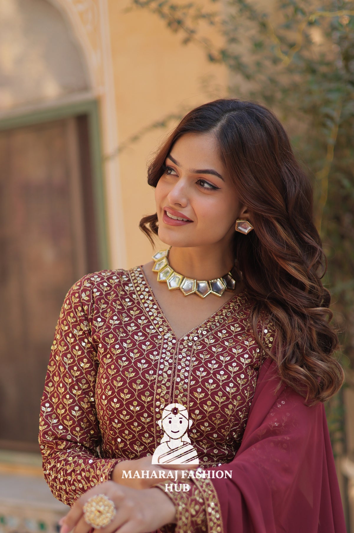 🌸 Soft Cotton-Lined Kurti Set for Festive Comfort - Special Designer Gown