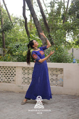 Navratri - Elegant Bandhani Print Kutchi Patchwork Faux Georgette Navratri Kurti ✨👗