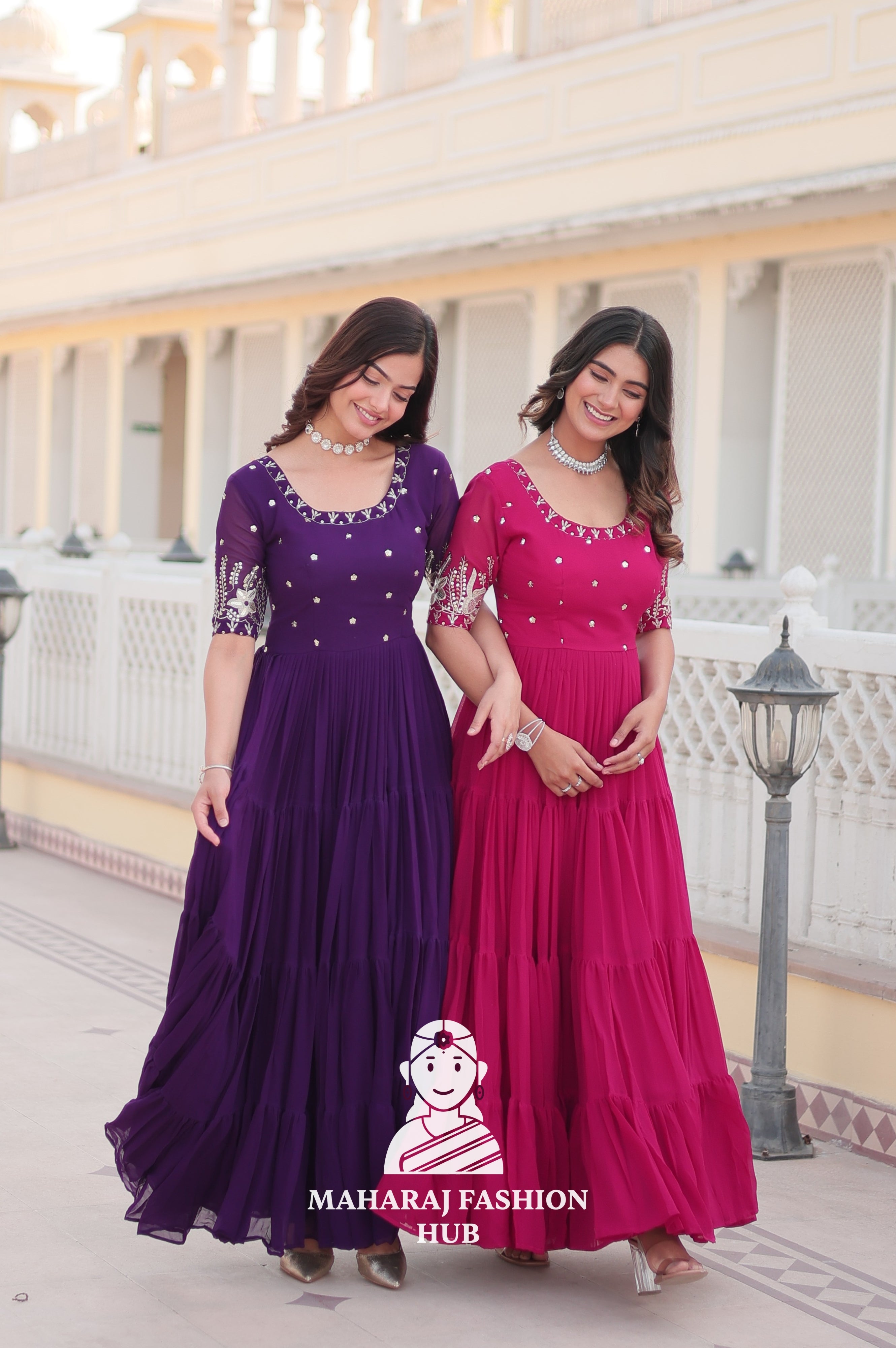 Premium Fabric Perfection Embroidery Zari Sequins-work