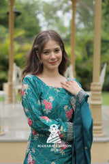 👗 Full Set of Embroidered Grace - Special Designer Gown
