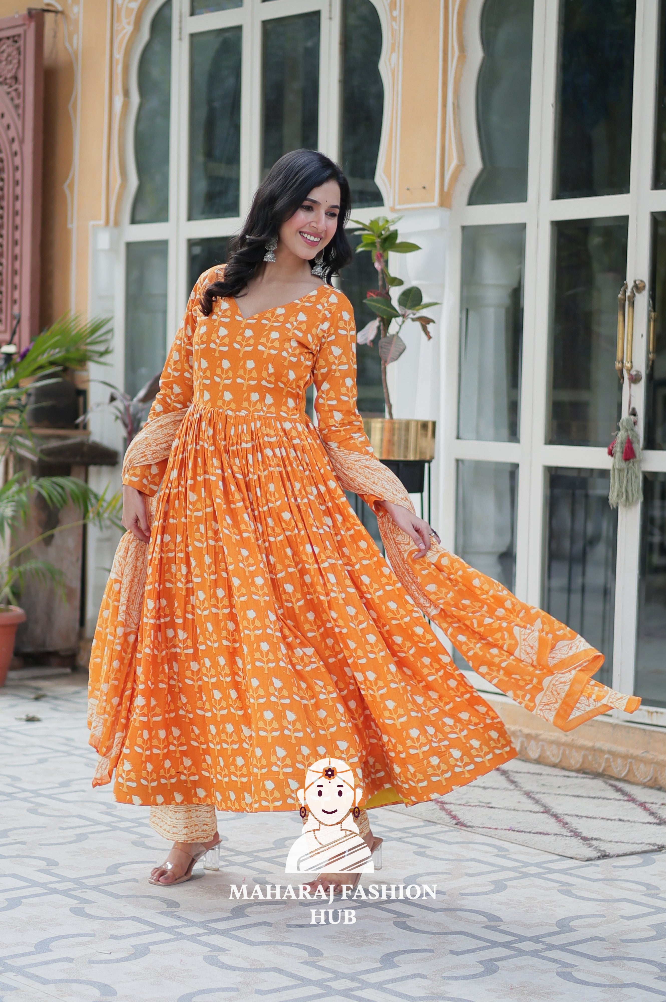 Made from premium pure cotton - Special Designer Gown