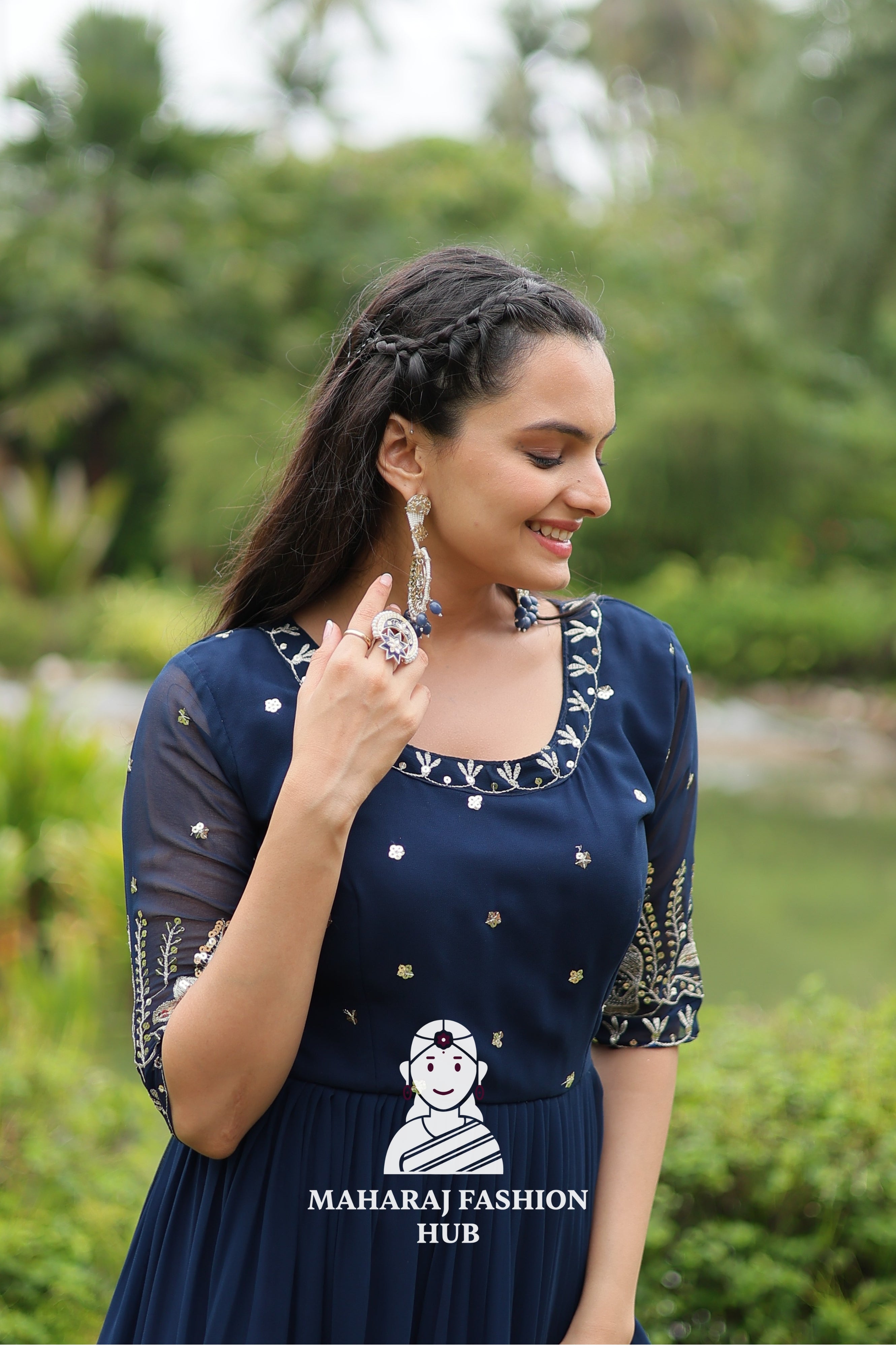 Blooming Fabric Charm for Modern Divas