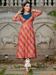 👗 Flawless Multi-Tone Rayon Kurta – Fully Stitched Elegance