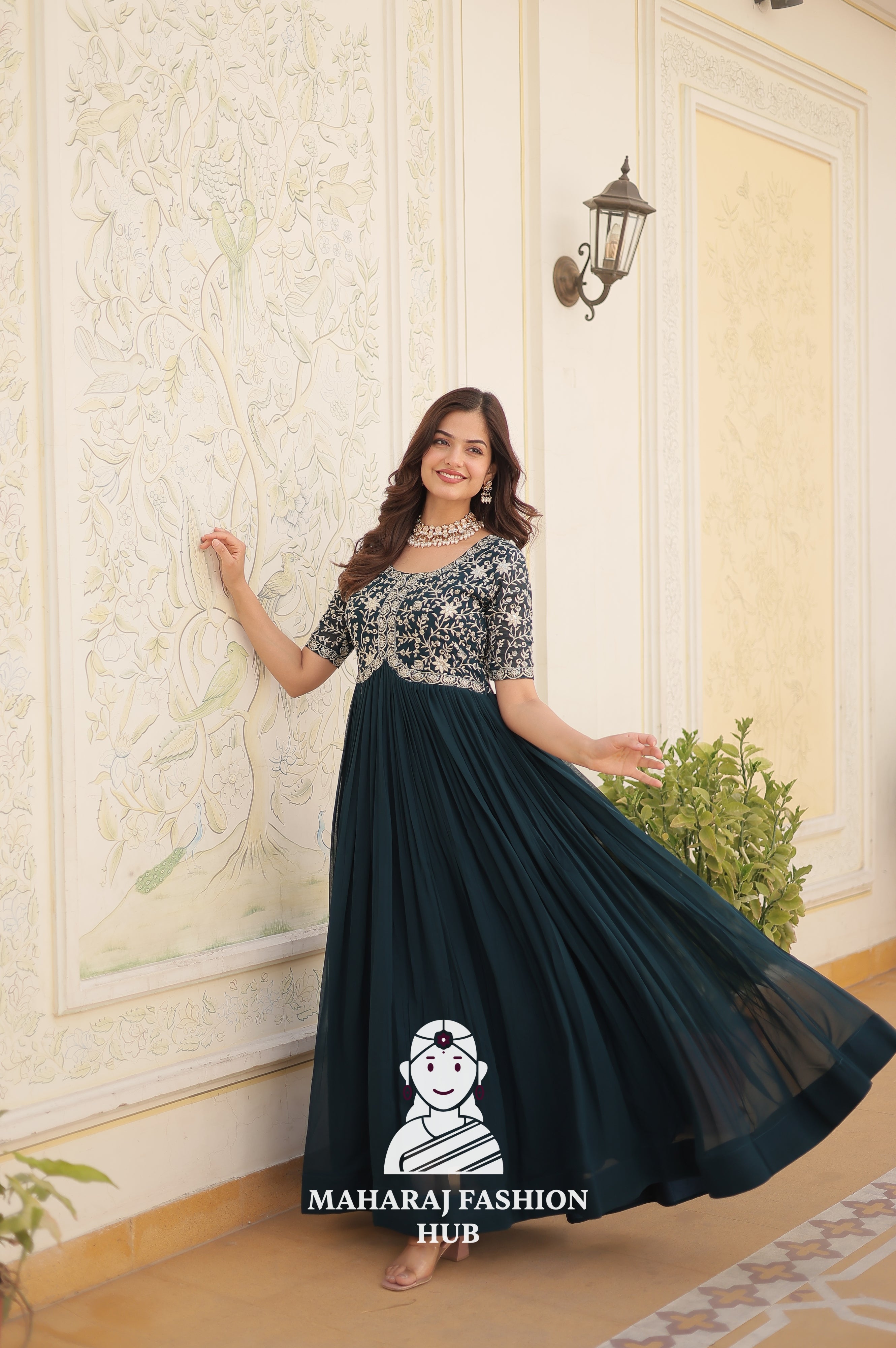 Premium Fabric Finish for Elegant Night - Special Designer Gown